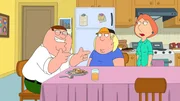 Bei ihnen ist immer was los: Peter (l.), Chris (M.) und Lois (r.) ...