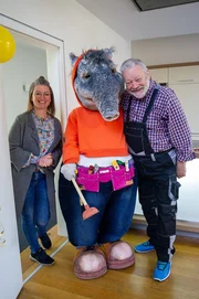 TanzTapir mit dem Installateur