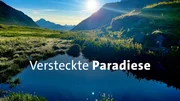 Key Visual/Cover Sendereihenbild mit Typo zu "Versteckte Paradiese". Versteckte Paradiese entdecken die Sch&ouml;nheit weitgehend unbekannter Naturgebiete in Bayern und seinen Grenzregionen: Geheimtipps f&uuml;r Naturliebhaber. Flora und Fauna, Geotope und Sehensw&uuml;rdigkeiten werden dargestellt, vor allem aber lernen wir die Menschen kennen, die hier mit der Natur verbunden sind und sich f&uuml;r ihren Schutz engagieren. Im Bild: Der Formarin-See in den &ouml;sterreichischen Alpen ist eine Quelle des Lechs.