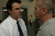 Chris Noth as Detective Mike Logan, Miguel Ferrer as Kovak