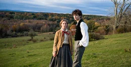 Saoirse Ronan (Jo March), Timoth&eacute;e Chalamet (Theodore 'Laurie' Laurence).