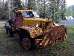 Der 2500 km lange Alaska Highway wurde in neun Monaten gebaut.