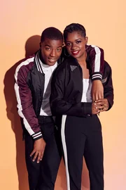 L-R: Spencer James (Daniel Ezra), Tamia 'Coop' Cooper (Bre-Z).