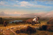 &bdquo;Der letzte B&uuml;ffel&ldquo; von Albert Bierstadt