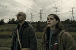 l-r: Stanley Tucci, Ally (Kiernan Shipka)