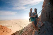 Was viele nicht wissen: Las Vegas ist auch ein Paradies f&uuml;r Naturliebhaber. (Im Bild: Die Hobbykletterer Stephen und Caitlin)
