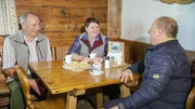 Erhard Sch&uuml;tter und Tochter Margit Sch&uuml;tter (Quellbodenh&uuml;tte) mit Harry Pr&uuml;nster.