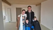 Familie Daum freut sich auf ihre Genossenschaftswohnung.