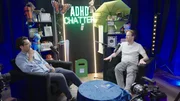 Alex Partridge (r.), ADHD Chatter, Podcast Gr&uuml;nder bei der Podcast Aufnahme.