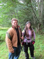 Gave Brown, Bird Brown and Bear Brown gear up for their Alpine Hunt.