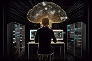 Symbolbild: Wie weit ist die Forschung an "Brain Computer Interfaces"? K&ouml;nnen tats&auml;chlich Informationen zwischen einem menschlichen Gehirn und einem Computer &uuml;bertragen werden? Mehr dazu in "Terra Mater Wissen Episode 05"