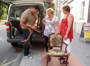 Tr&ouml;delprofi S&uuml;kr&uuml; mit Rosa (Mitte) und HeleneTrĂ&para;delprofi SĂĽkrĂĽ mit Rosa (Mitte) und Helene