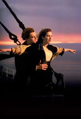 Artwork: Jack Dawson (Leonardo Di Caprio), Rose DeWitt Bukater (Kate Winslet).