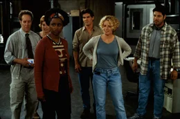 V.l.: Frank Chase (Joey Slotnick), Sarah Kennedy (Kim Dickens), Janice Walton (Mary Randle), Mathew Kensington (Josh Brolin), Linda McKay (Elisabeth Shue) und Carter Abbey (Greg Grunberg).