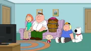(v.l.n.r.) Lois Griffin; Peter Griffin; Stewie Griffin; Chris Griffin; Stewie Griffin