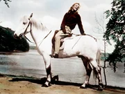 "Die M&auml;dels vom Immenhof". Im Bild: Heidi Br&uuml;hl (Dalli).