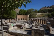 Die Ausgrabungsst&auml;tte Gortyn: In den Resten der antiken Stadt wurden der bislang &auml;lteste Gesetzescodex Europas gefunden.