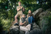 Terri, Bindi and Robert Irwin at the Australia Zoo.