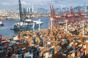Containerhafen in Hongkong