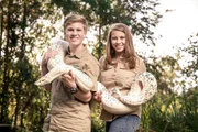 Robert and Bindi Irwin at the Australia Zoo.