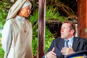 Sister Marguerite (ROWENA KING) and DI RIchard Poole (BEN MILLER)