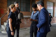 "Know Thyself" -- The team hunts for a serial killer who is targeting young, homeless men. Also, Tiffany and Scola don't see eye to eye on how to handle the case or the difference between partners and co-workers. Pictured (L-R) Missy Peregrym as Special Agent Maggie Bell, Zeeko Zaki as Special Agent Omar Adom 'OA' Zidan, Katherine Renee Turner as Special Agent Tiffany Wallace and John Boyd as Special Agent Stuart Scola.