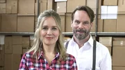 Drehstart zur Serie Retoure - mit Stefanie Stappenbeck und Wanja Mues v.l.n.r.: Stefanie Stappenbeck (Susanne) und Wanja Mues (Oliver).