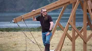 Bam Brown at the trebuchet.