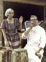 MDR Fernsehen ABER, DOKTOR, am Mittwoch (02.01.13) um 20:15 Uhr. Agnes Kraus als Agnes Obermann und Vlastimil Brodsky als Dr. Flanke.