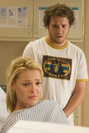 Acht Wochen nach seinem One Night Stand (Katherine Heigl, l.) folgt das b&ouml;se Erwachen f&uuml;r Ben (Seth Rogen, r.). Er erf&auml;hrt, dass er Vater wird. Dem Baby zuliebe wollen es beide mit einer Beziehung versuchen. Und damit gehen die Probleme auch schon los ...