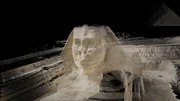 Anhand eines 3D-Scans des Gesichts der Sphinx wollen Michael Scott und sein Team herausfinden, welcher Pharao hier verewigt wurde.