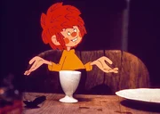Pumuckl ist immer zu neuen Scherzen aufgelegt.