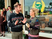 Stress mit dem Ex: Moni (Sonja Kirchberger) im Clinch mit ihrem ehemaligen Ehemann R&uuml;diger (Heinrich Schafmeister).