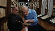 Harald Lesch (r.) mit Pater Rino Sgarbossa (l.) in der Bibliothek von San Francesco della Vigna, Venedig. Harald Lesch (r.) mit Pater Rino Sgarbossa (l.) in der Bibliothek von San Francesco della Vigna, Venedig.
