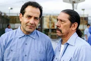 (v.li.): Tony Shalhoub (Adrian Monk), Danny Trejo (Spyder Rudner).