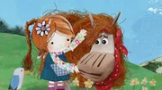 Lily muss Barne trösten, denn er kann Biene nicht finden. Lily muss Barne trösten, denn er kann Biene nicht finden.