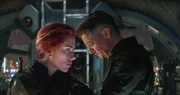Natasha Romanoff / Black Widow (Scarlett Johansson), Clint Barton / Hawkeye (Jeremy Renner).