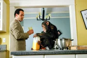 Monk 'Mr. Monk and the Panic Room'  (L-R) Tony Shaloub, Mowgli