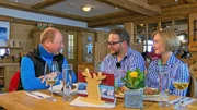 Harry Pr&uuml;nster, Martin Wimpissinger und Eva Maria Kurz, Platzlalm.