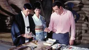 Tiger Tanaka (Tetsuro Tamba, l.), Suki (Akiko Wakabayashi), James Bond (Sean Connery)