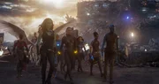 L-R: Okoye (Danai Gurira), Valkyrie (Tessa Thompson), Gamora (Zoe Saldana), Virginia 'Pepper' Potts (Gwyneth Paltrow), Hope Van Dyne / Wasp (Evangeline Lilly), Mantis (Pom Klementieff), Shuri (Letitia Wright), Nebula (Karen Gillan).