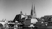 Stadtansicht von Regensburg.