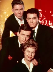 Peter Kraus (Peter), Peter Vogel (Harry Specht), Conny Froboess (Conny), Rex Gildo (Gerd Weidner).