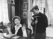 Loni Heuser (Fr&auml;ulein S&auml;uberlich), Ralf Wolter (Pedell Haberstock).