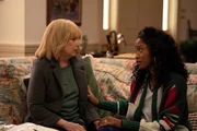 THE BURBS &ndash; "Only One Way Out" Episode 108 &ndash; Pictured: (l-r) Julia Duffy as Lynn, Keke Palmer as Samira