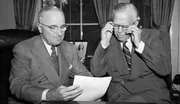 Harry S. Truman, George Catlett Marshall.
