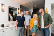 (v.l.n.r.) Benjamin; Andy; Kortney Wilson; Kenny Brain