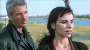 Sie kennen als einzige das Gesicht des 'Schakals': Declan Mulqueen (Richard Gere) und seine Freundin Isabella (Mathilda May).