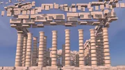 CGI des Parthenon.