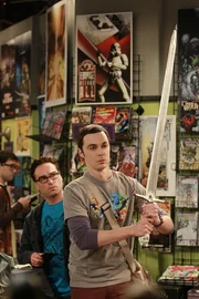 Leonard Hofstadter (Johnny Galecki); Sheldon Cooper (Jim Parsons)